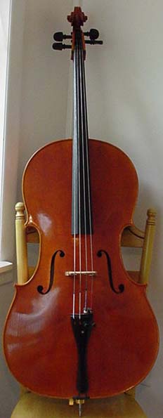 Cello, case and bow for sale